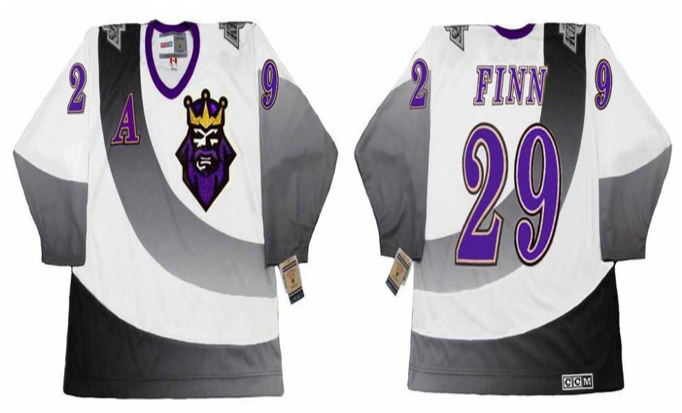 2019 Men Los Angeles Kings #29 Finn White CCM NHL jerseys->los angeles kings->NHL Jersey